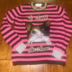 AUTHENTIC GUCCI CAT SWEATER